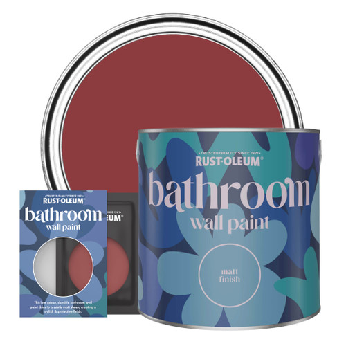 Bathroom Wall & Ceiling Paint - EMPIRE RED