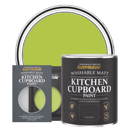 Kitchen Cupboard Paint, Matt Finish - KEY LIME