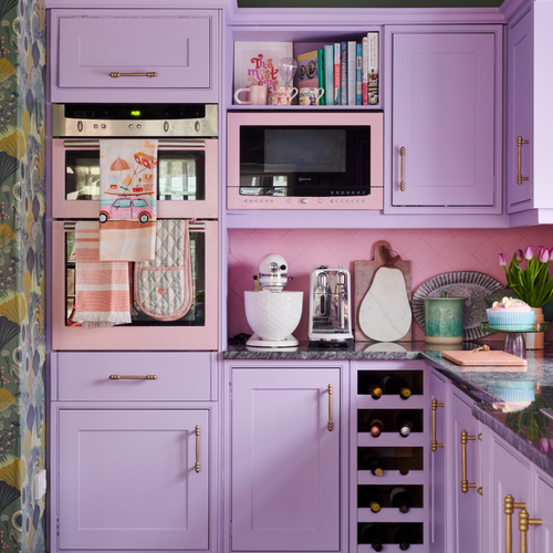 Violet Macaroon Kitchen Cupboard Paint Matt Purple Finish