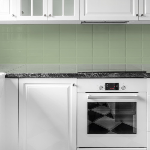 Bramwell Kitchen Tile Paint Matt Green Finish