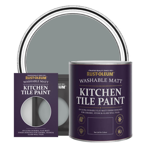 Kitchen Tile Paint, Matt Finish - SLATE