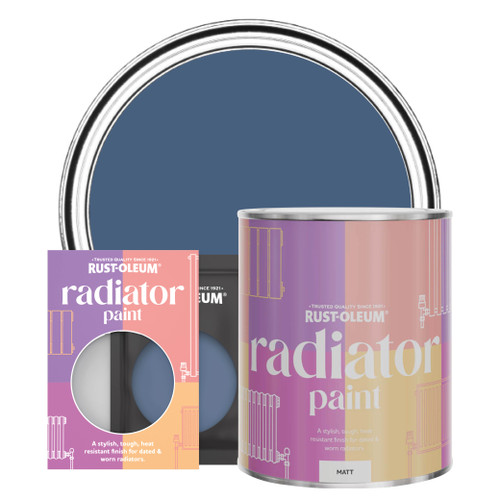 Radiator Paint, Matt Finish - Ink Blue