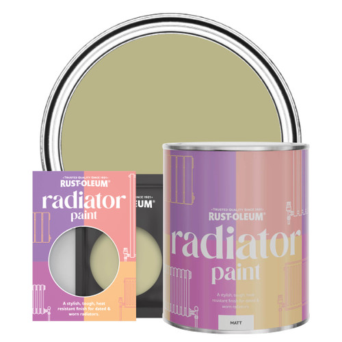 Radiator Paint, Matt Finish - Sage Green