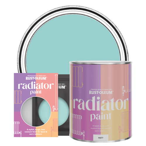 Radiator Paint, Matt Finish - Teal