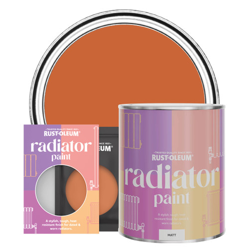 Radiator Paint, Matt Finish - Tiger Tea