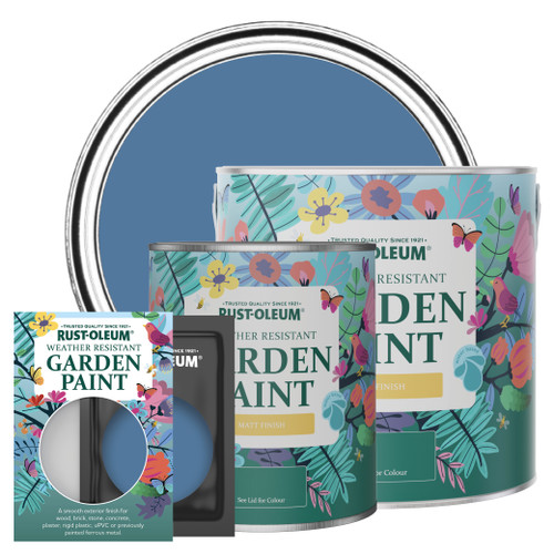 Garden Paint, Matt Finish - BLUE SILK