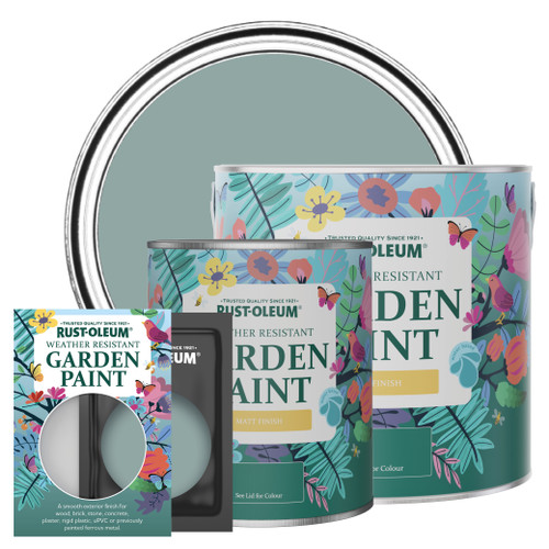 Garden Paint, Matt Finish - GRESHAM BLUE