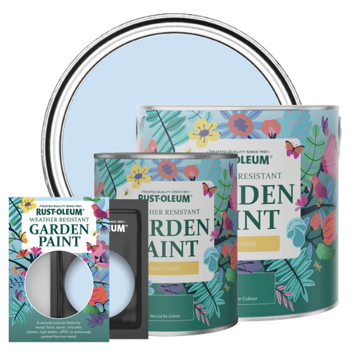 Garden Paint, Matt Finish - POWDER BLUE