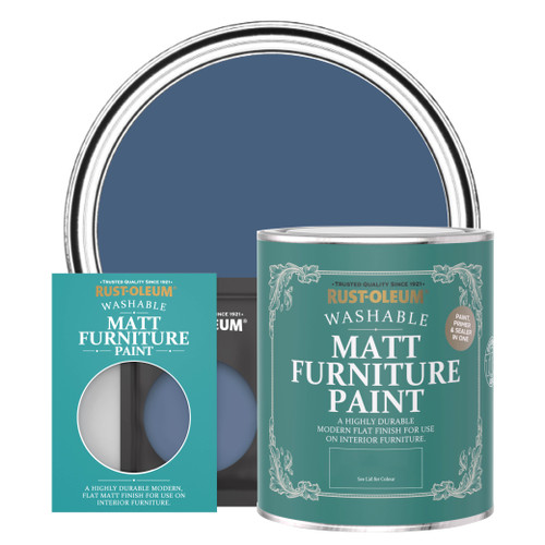 Matt Furniture Paint - INK BLUE