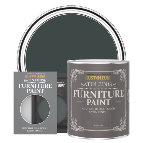 Satin Furniture Paint - BLACK SAND
