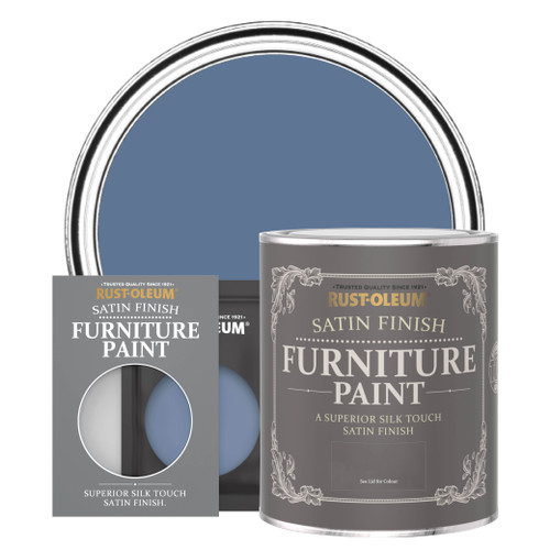 Satin Furniture Paint - BLUE RIVER