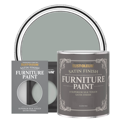 Satin Furniture Paint - PITCH GREY