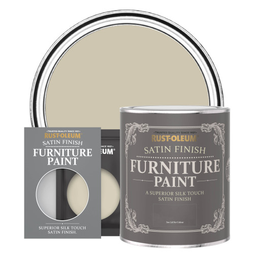 Satin Furniture Paint - SILVER SAGE