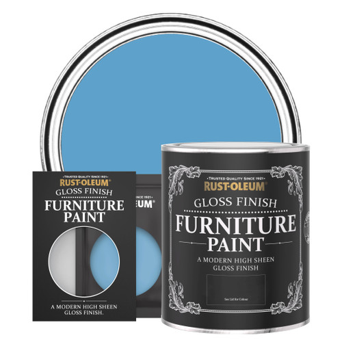 Gloss Furniture Paint - CERULEAN