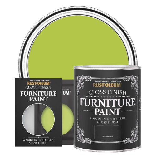 Gloss Furniture Paint - KEY LIME