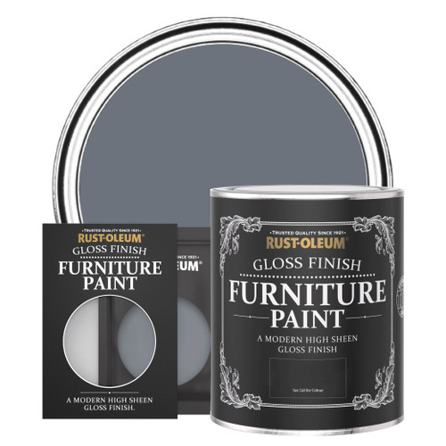 Gloss Furniture Paint - MARINE GREY