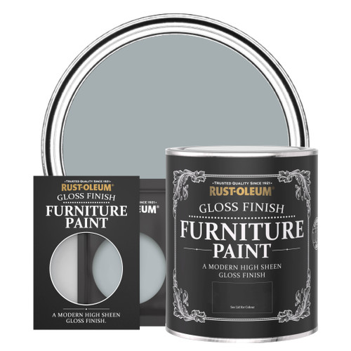 Gloss Furniture Paint - MINERAL GREY