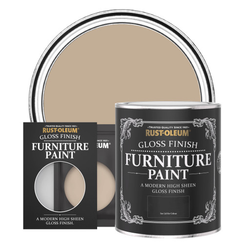 Gloss Furniture Paint - SALTED CARAMEL