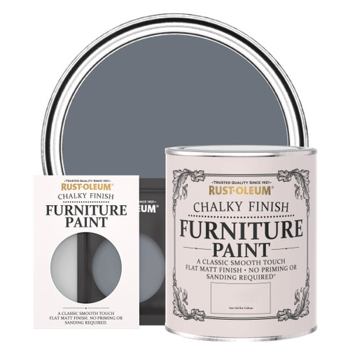 Chalky Furniture Paint - MARINE GREY