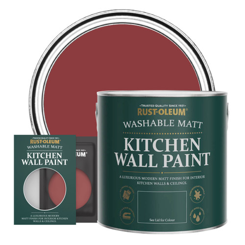 Kitchen Wall & Ceiling Paint - EMPIRE RED