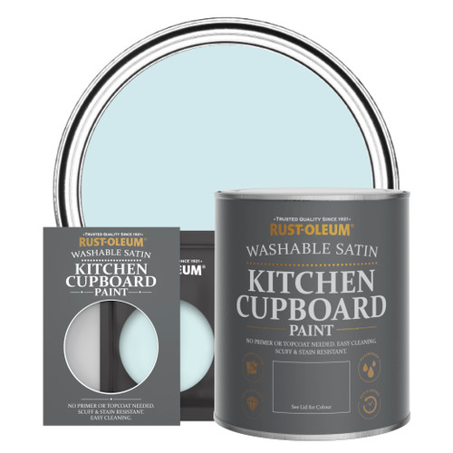 Kitchen Cupboard Paint, Satin Finish - DUCK EGG