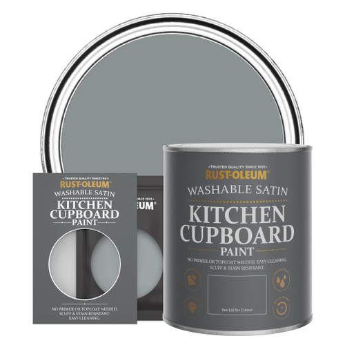 Kitchen Cupboard Paint, Satin Finish - SLATE