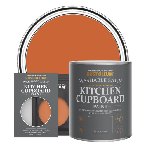 Kitchen Cupboard Paint, Satin Finish - TIGER TEA