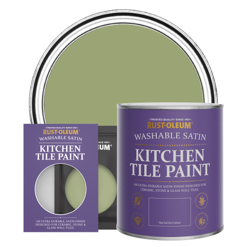 Kitchen Tile Paint, Satin Finish - FAMILIAR GROUND