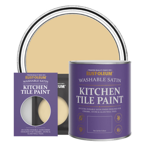 Kitchen Tile Paint, Satin Finish - SANDSTORM