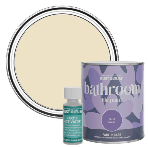 Bathroom Tile Paint, Satin Finish - Featherstone 750ml