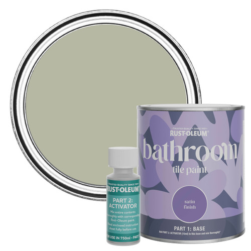 Bathroom Tile Paint, Satin Finish - Tanglewood 750ml