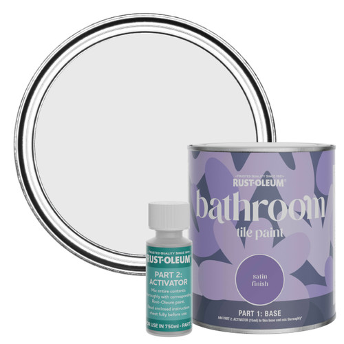 Bathroom Tile Paint, Satin Finish - Monaco Mist 750ml