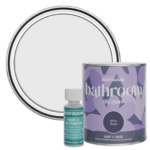 Bathroom Tile Paint, Gloss Finish - Monaco Mist 750ml
