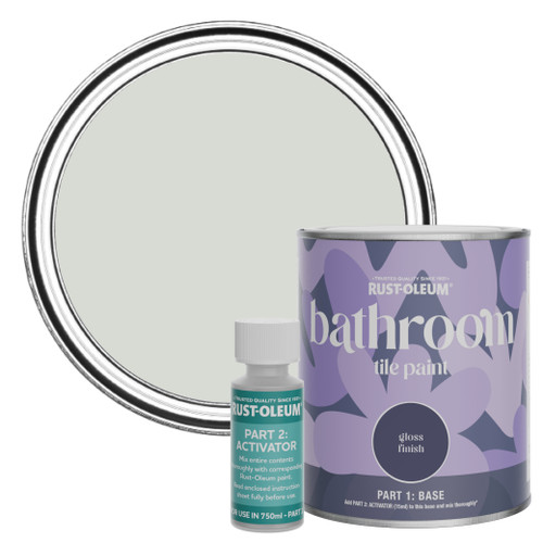 Bathroom Tile Paint, Gloss Finish - Winter Grey 750ml