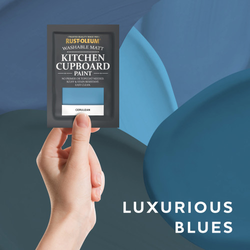 KITCHEN CUPBOARD PAINT TESTER COLLECTION - LUXURIOUS BLUES