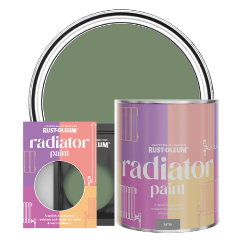 Radiator Paint, Satin Finish - All Green