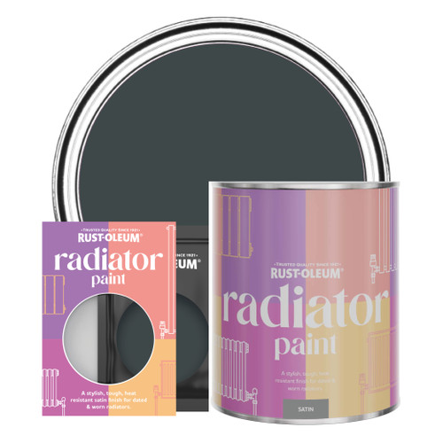 Radiator Paint, Satin Finish - Black Sand