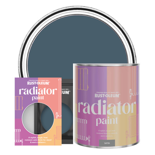 Radiator Paint, Satin Finish - Blueprint