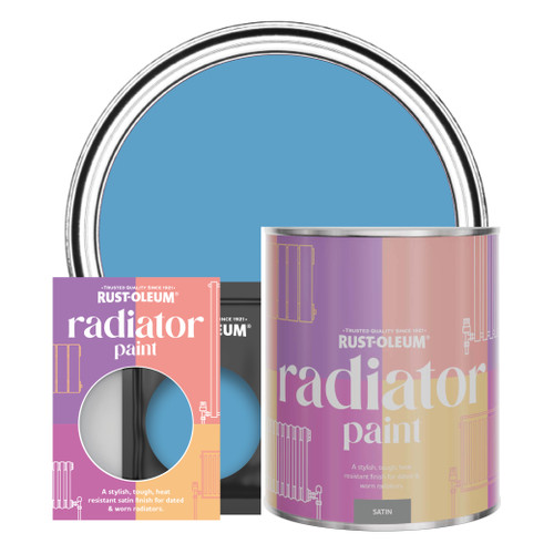 Radiator Paint, Satin Finish - Cerulean