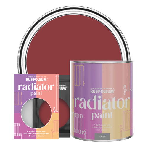 Radiator Paint, Satin Finish - Empire Red