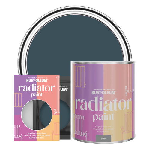 Radiator Paint, Satin Finish - Evening Blue