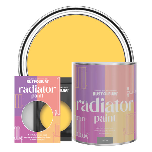 Radiator Paint, Satin Finish - Lemon Jelly