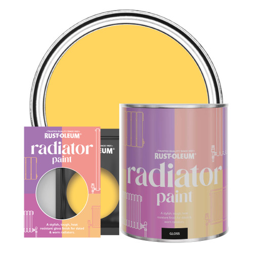 Radiator Paint, Gloss Finish - Lemon Jelly