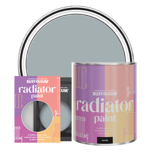 Radiator Paint, Gloss Finish - Mineral Grey