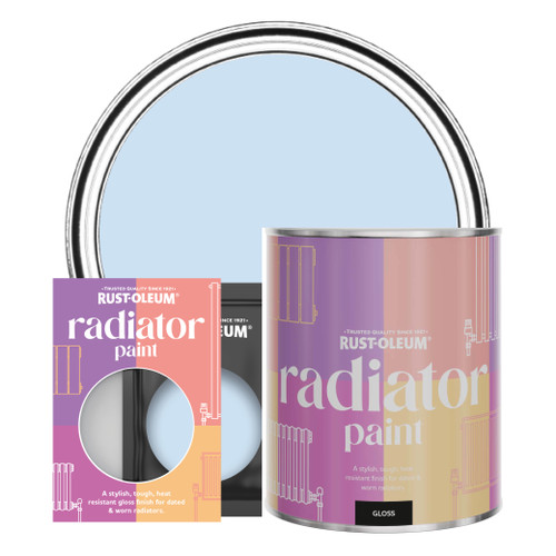Radiator Paint, Gloss Finish - Powder Blue