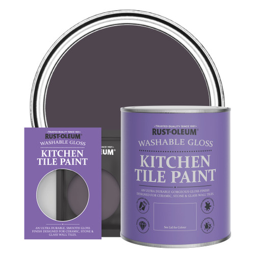 Kitchen Tile Paint, Gloss Finish - GRAPE SODA