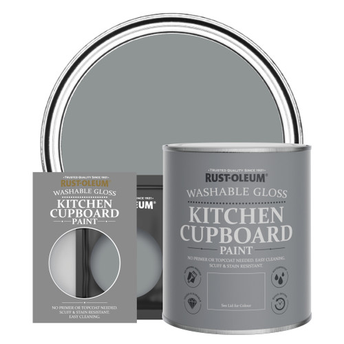Kitchen Cupboard Paint, Gloss Finish - MID ANTHRACITE