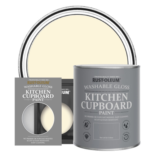 Kitchen Cupboard Paint, Gloss Finish - CLOTTED CREAM