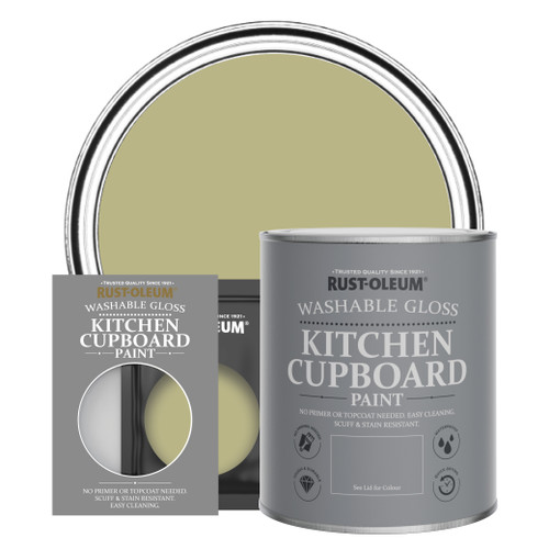 Kitchen Cupboard Paint, Gloss Finish - SAGE GREEN