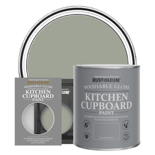 Kitchen Cupboard Paint, Gloss Finish - TEA LEAF